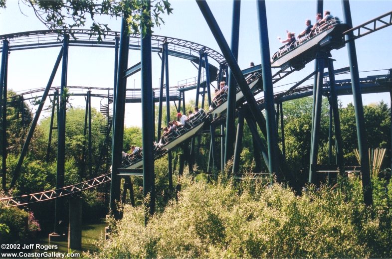 Anton Schwarzkopf designed roller coaster