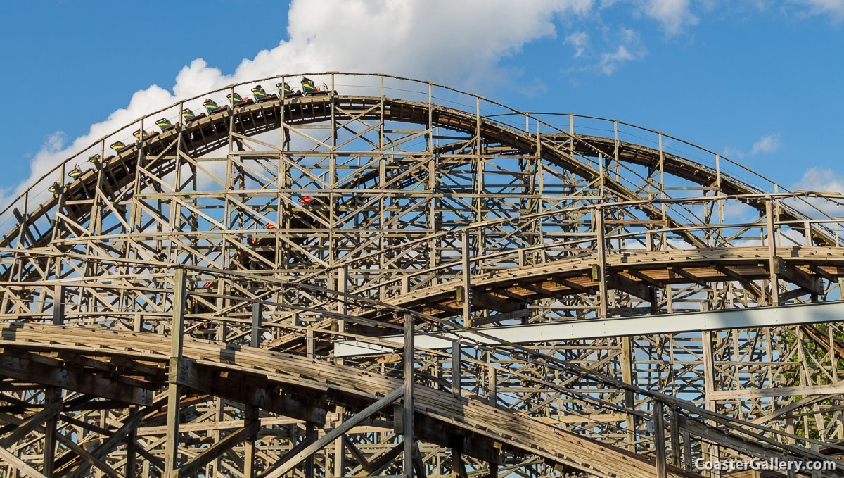 Wooden roller coasters