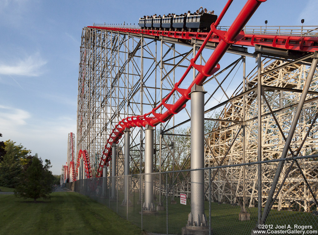 Steel Force roller coaster at Dorney Park