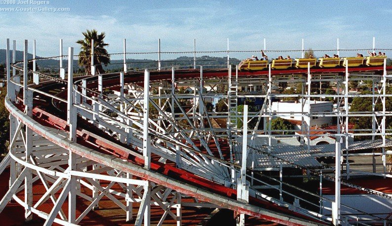 Roller coaster with Morgan trains