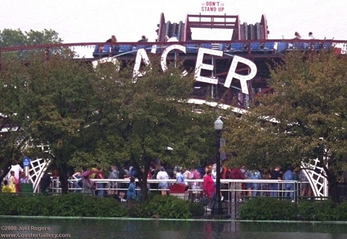 Racer roller coaster built by PTC and John A. Miller