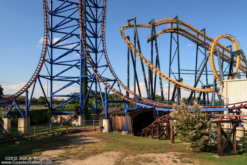 Mini Mine Train at Six Flags Over Texas. Another Hybrid!