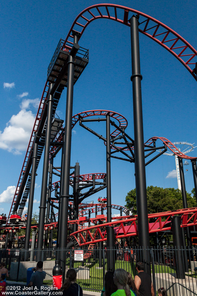 Tony Hawk's Big Spin roller coaster in Texas