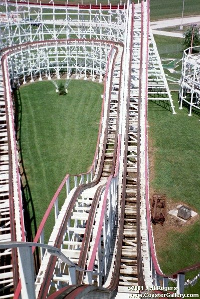 Tornado roller coaster in Ohio