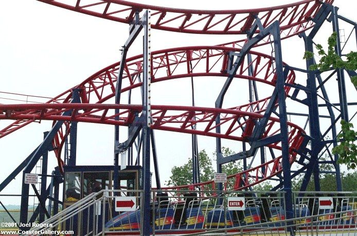 Windstorm coaster at Branson USA amusement park
