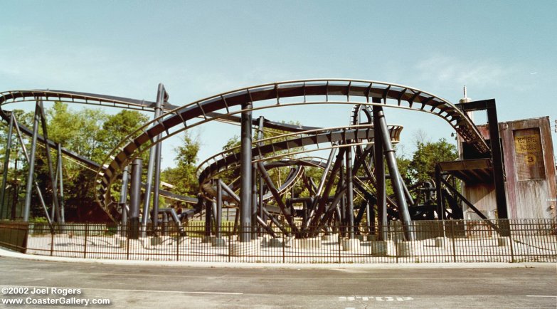 Inverted coaster built by B & M