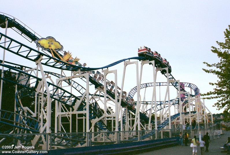 Windstorm roller coaster