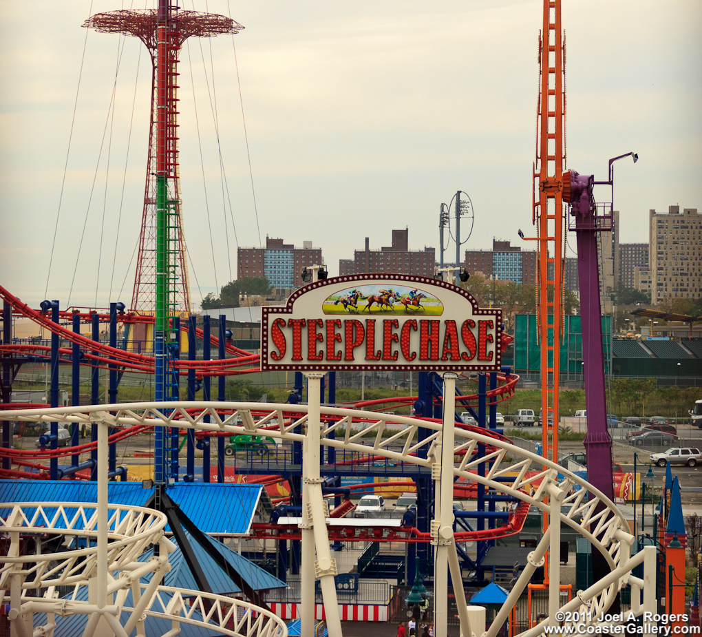 Parachute Jump at Steeplechase Park - The Eiffel Tower of Booklyn, New York