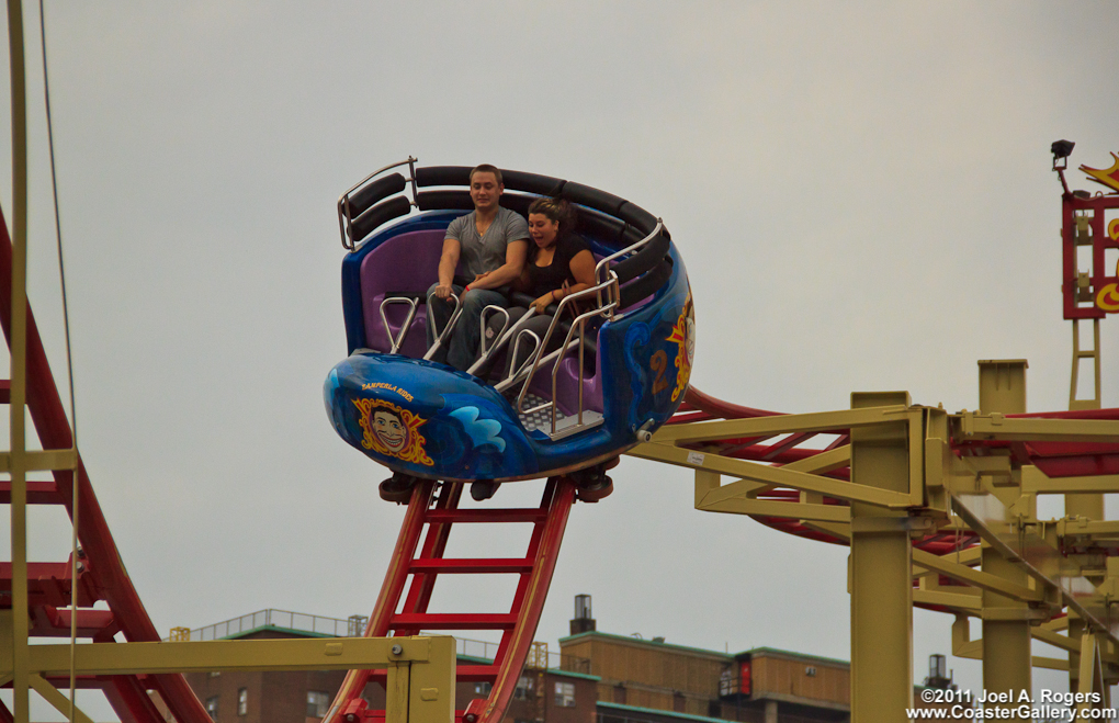 Coney Island's modern spinning thrill ride