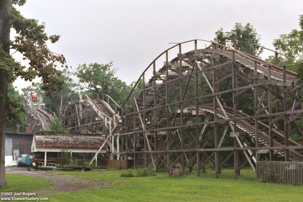 Williams Grove wooden roller coaster formerly known as Zipper