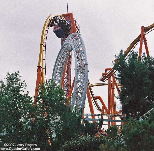 Tatsu and Revolution at Six Flags Magic Mountain