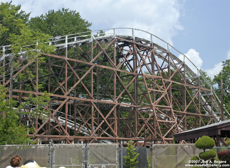 Jack Rabbit roller coaster in New Jersey
