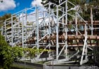 Click to enlarge wooden roller coaster