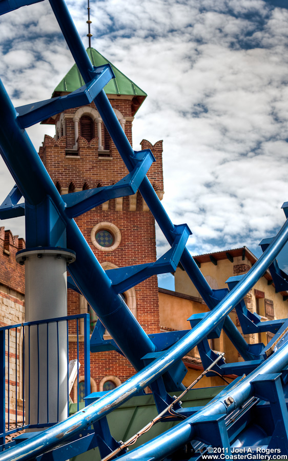 Cobra roller coaster in Alahrm, Finland