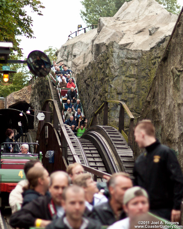 Rutschebanen roller coaster