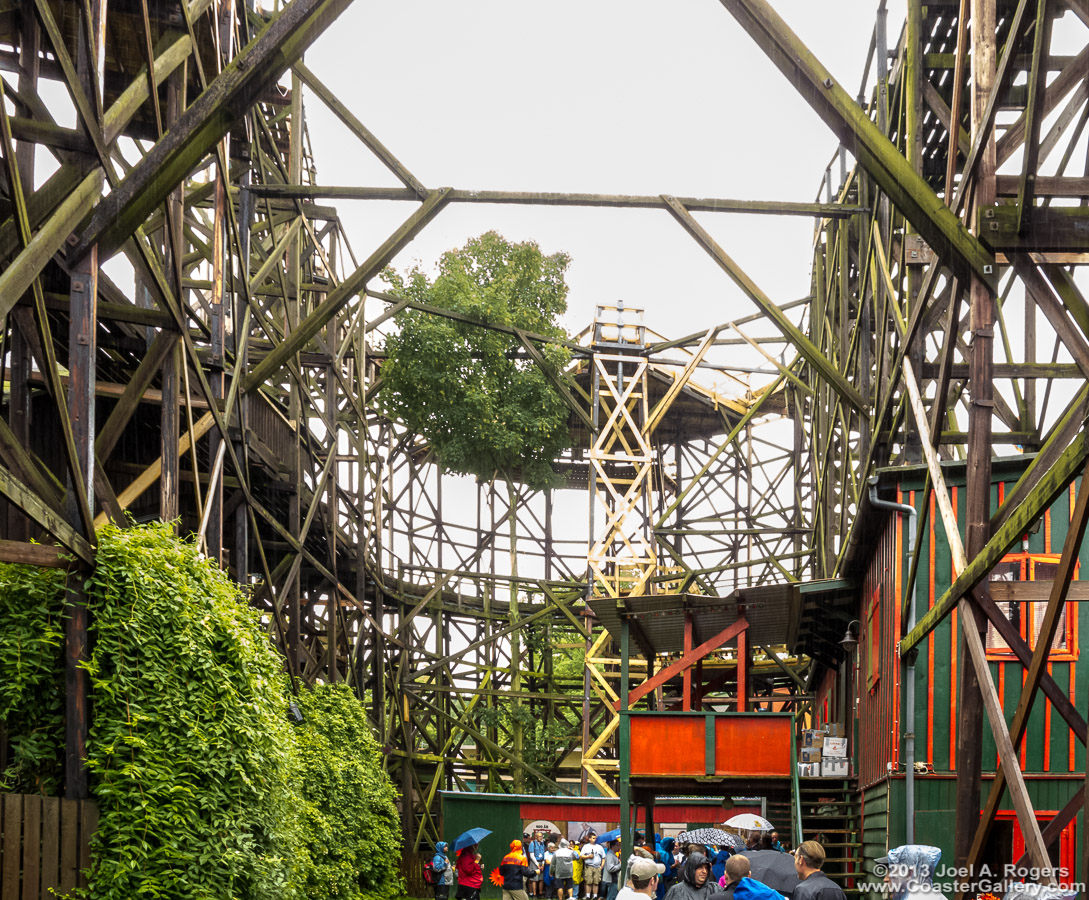 Rutschebanen roller coaster