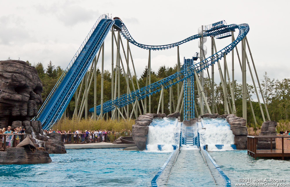 Blocking brakes on the Skatteøen coaster