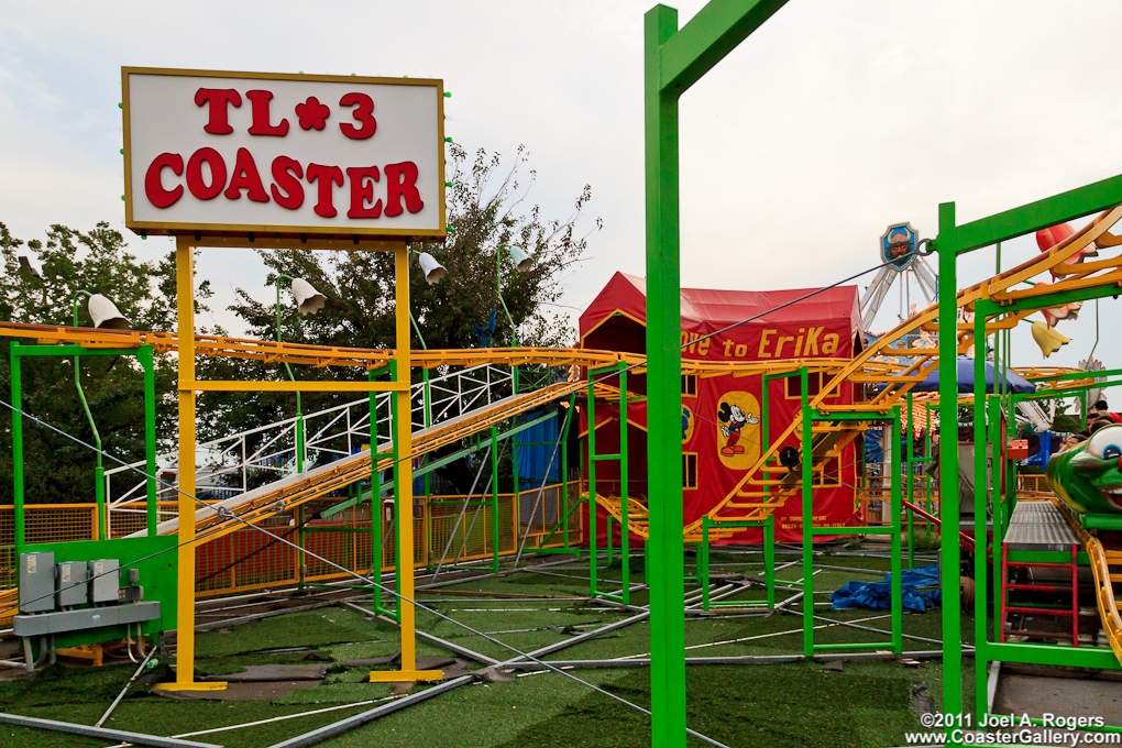 TL*3 roller coaster at Adventurer's FEC