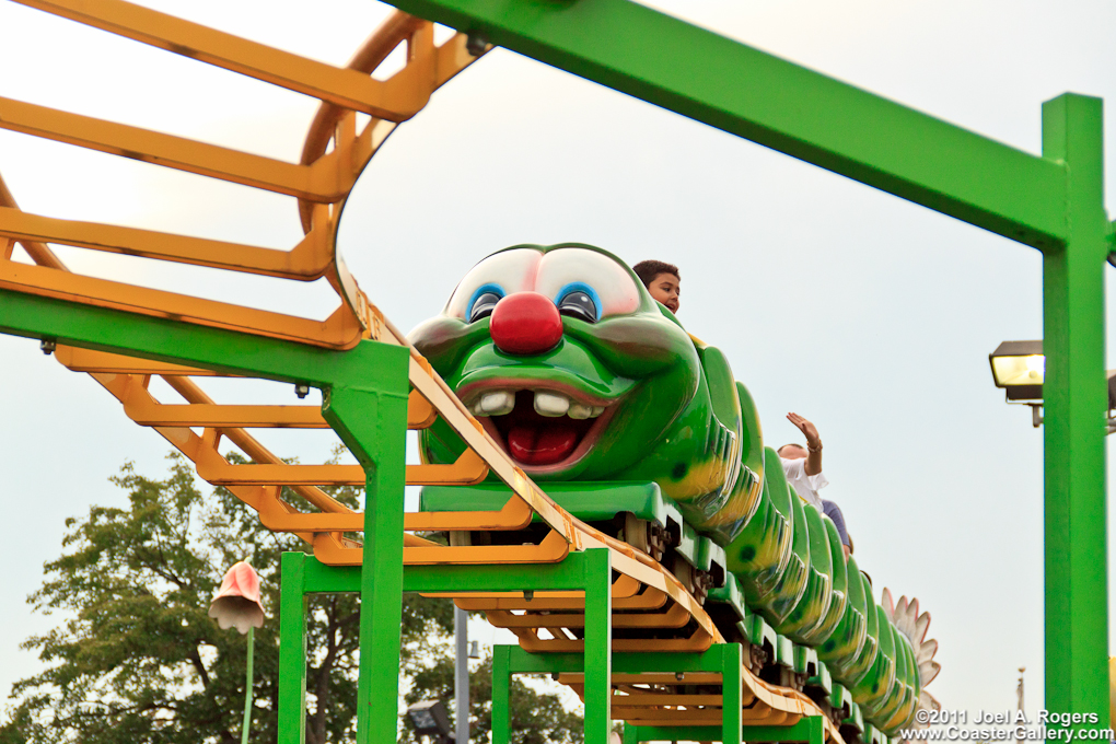 Roller coaster on New York's Long Island