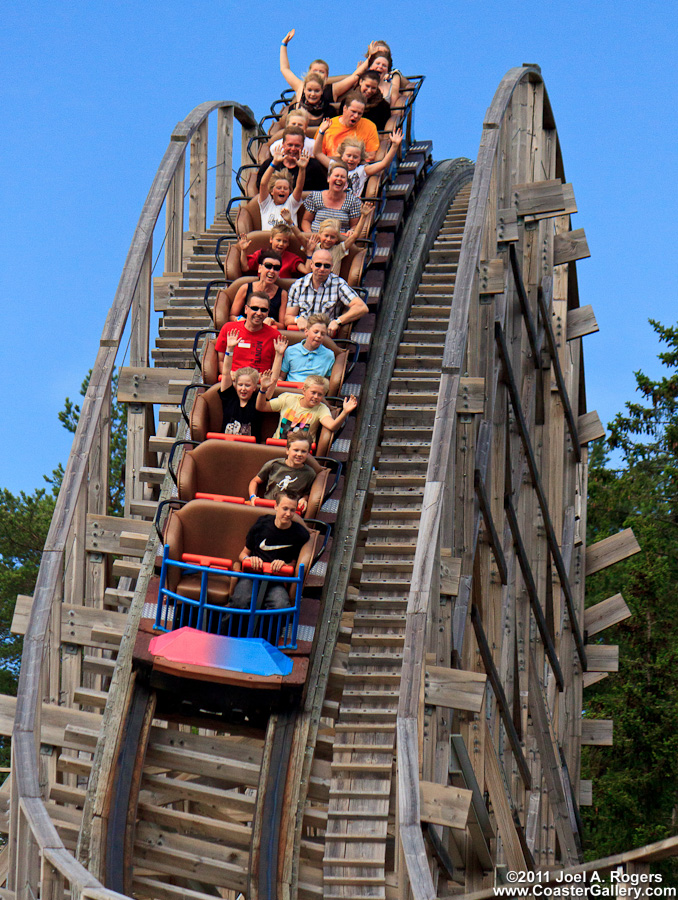 Roller coaster trains