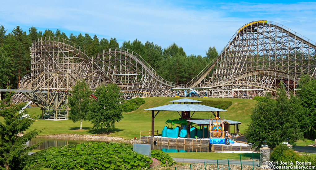 Thunderbird roller coaster at PowerPark