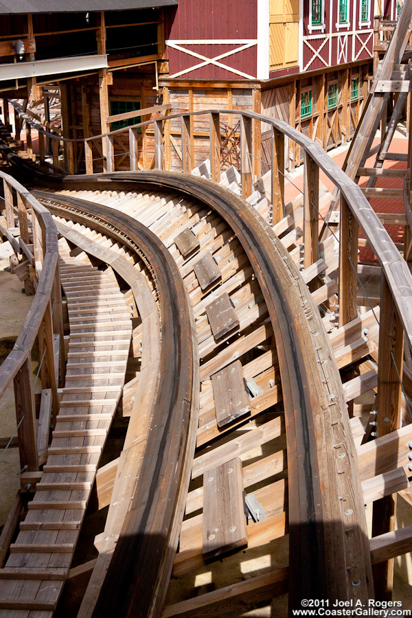 Thunderbird roller coaster at PowerLand