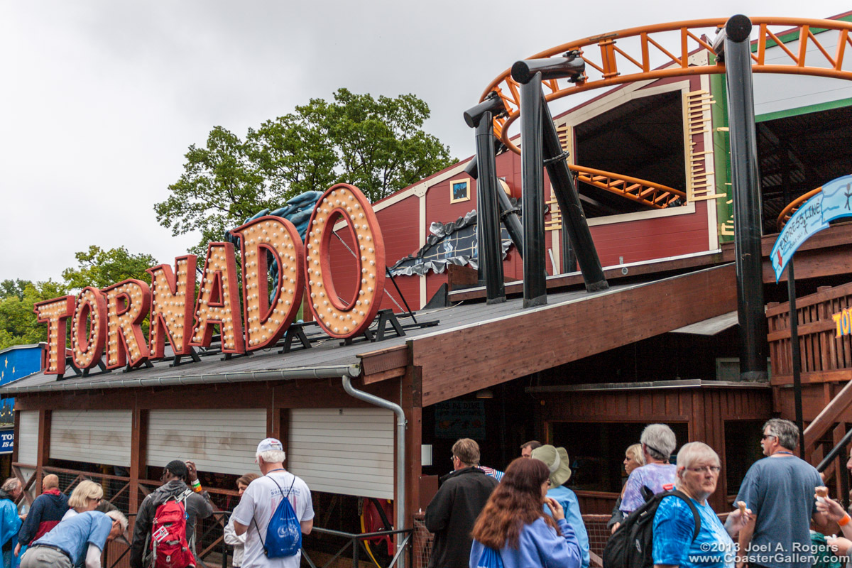 Tornado roller coaster