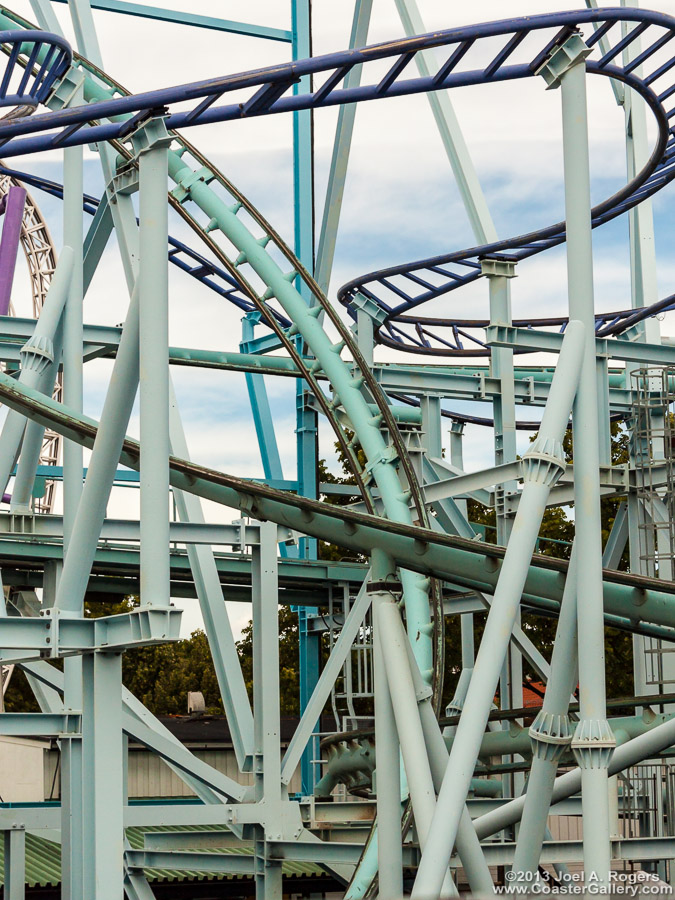 Vilda Musen, Wild Mouse, roller coaster at Gröna Lund