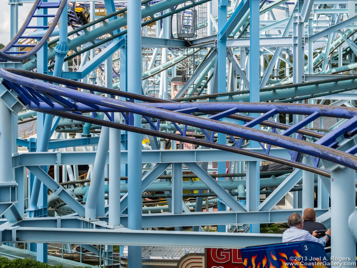 Gröna Lund has the densest conglomeration of roller coasters I have ever seen!