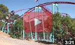 Video of the Cliffhanger roller coaster