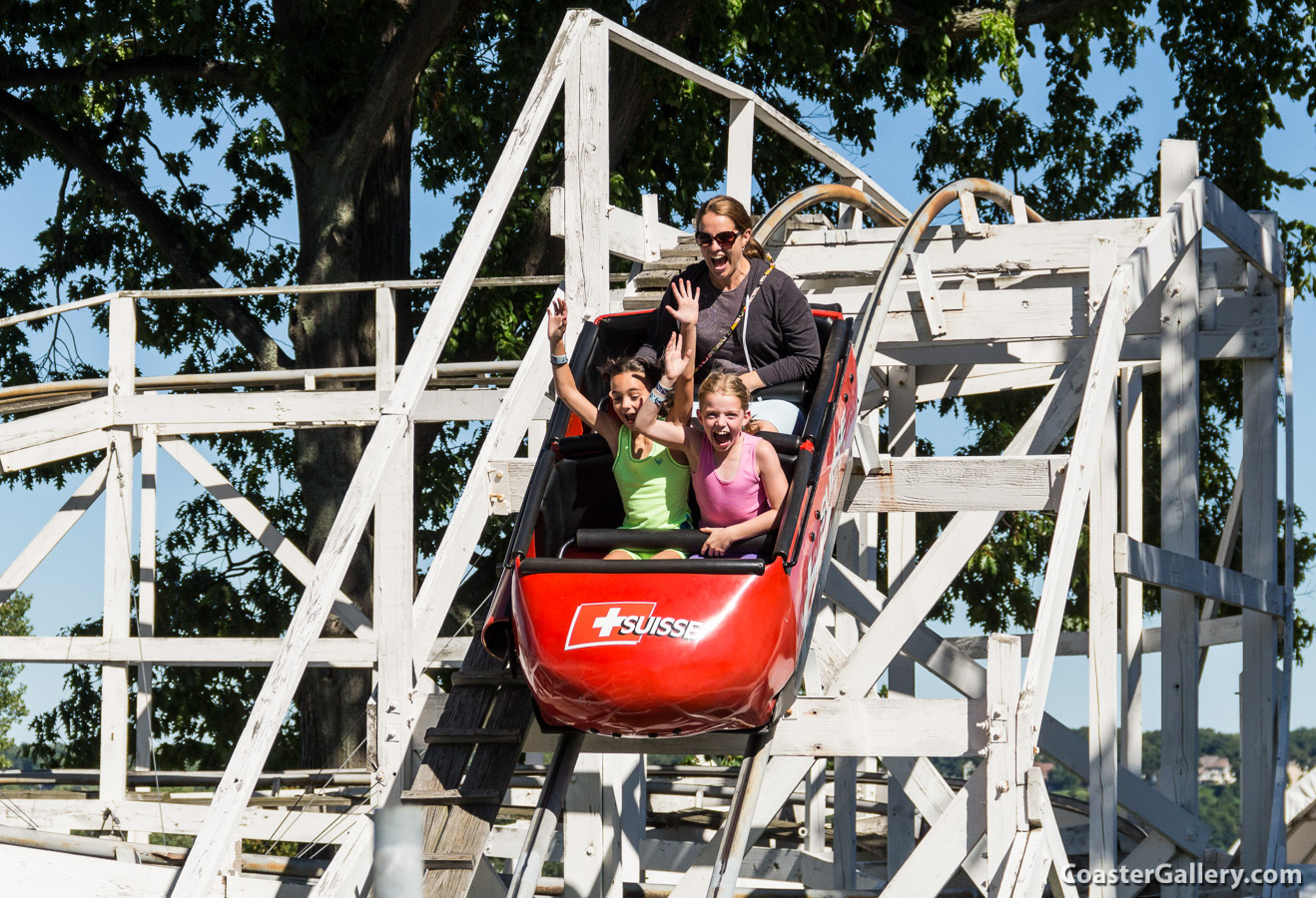 Bobsleds coaster at Seabreeze amusement park