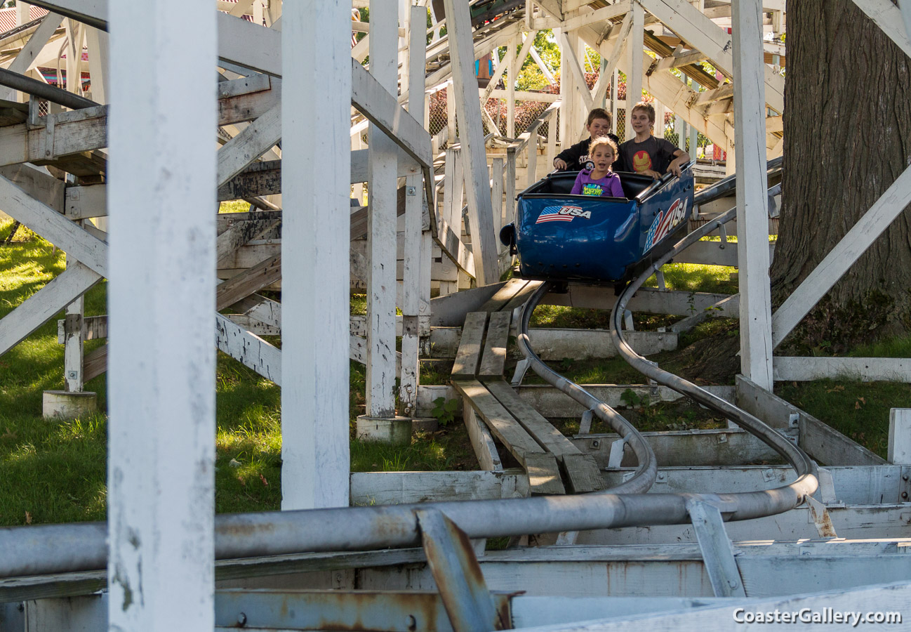 Bobsleds coaster at Seabreeze amusement park