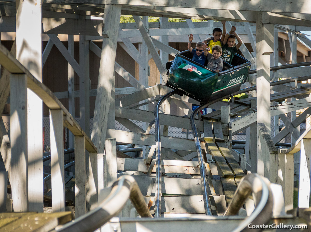 Bobsleds coaster at Seabreeze amusement park