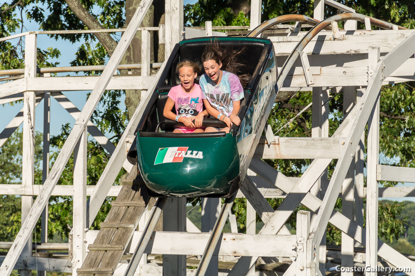 Bobsleds coaster at Seabreeze amusement park