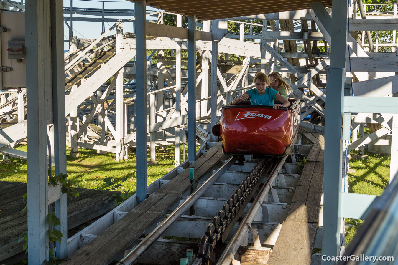 Bobsleds coaster at Seabreeze amusement park