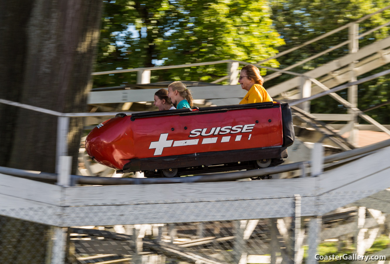 Bobsleds coaster at Seabreeze amusement park