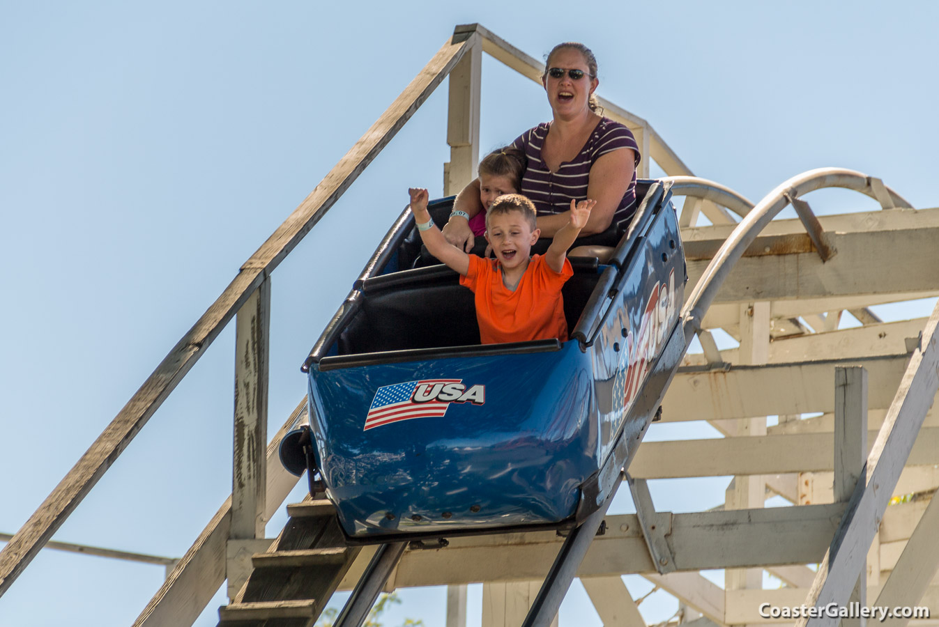 Bobsleds coaster at Seabreeze amusement park