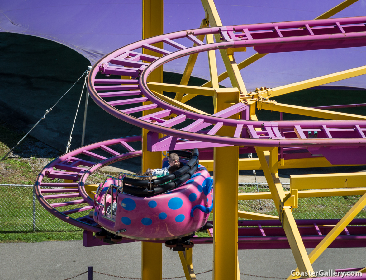 Crazy Mouse roller coaster at Martin's Fantasy Island