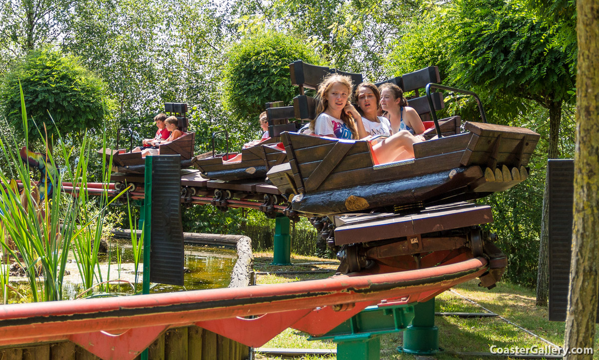 Drehgondelbahn spinning roller coaster in Germany