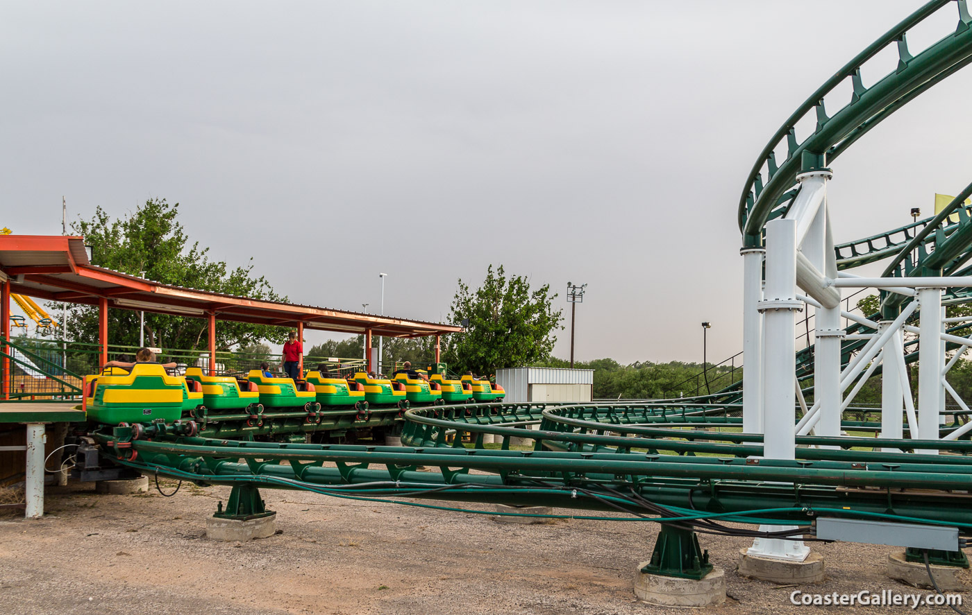 Hornet roller coaster at the Wonderland amusement park