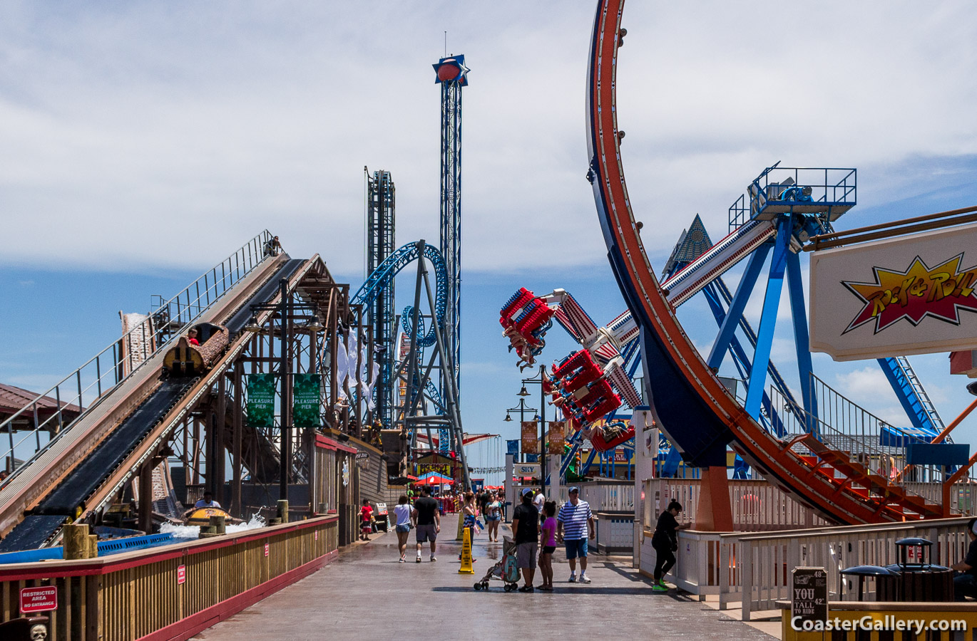 Pictures of the Galveston Island Historic Pleasure Pier