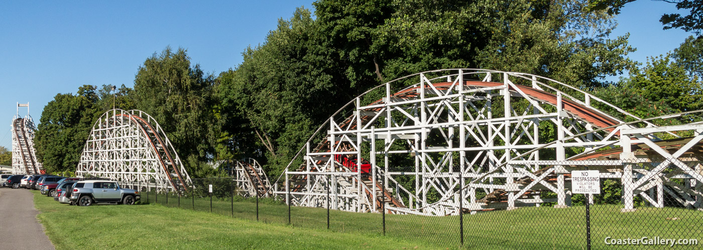 Jack Rabbit coaster at Seabreeze amusement park