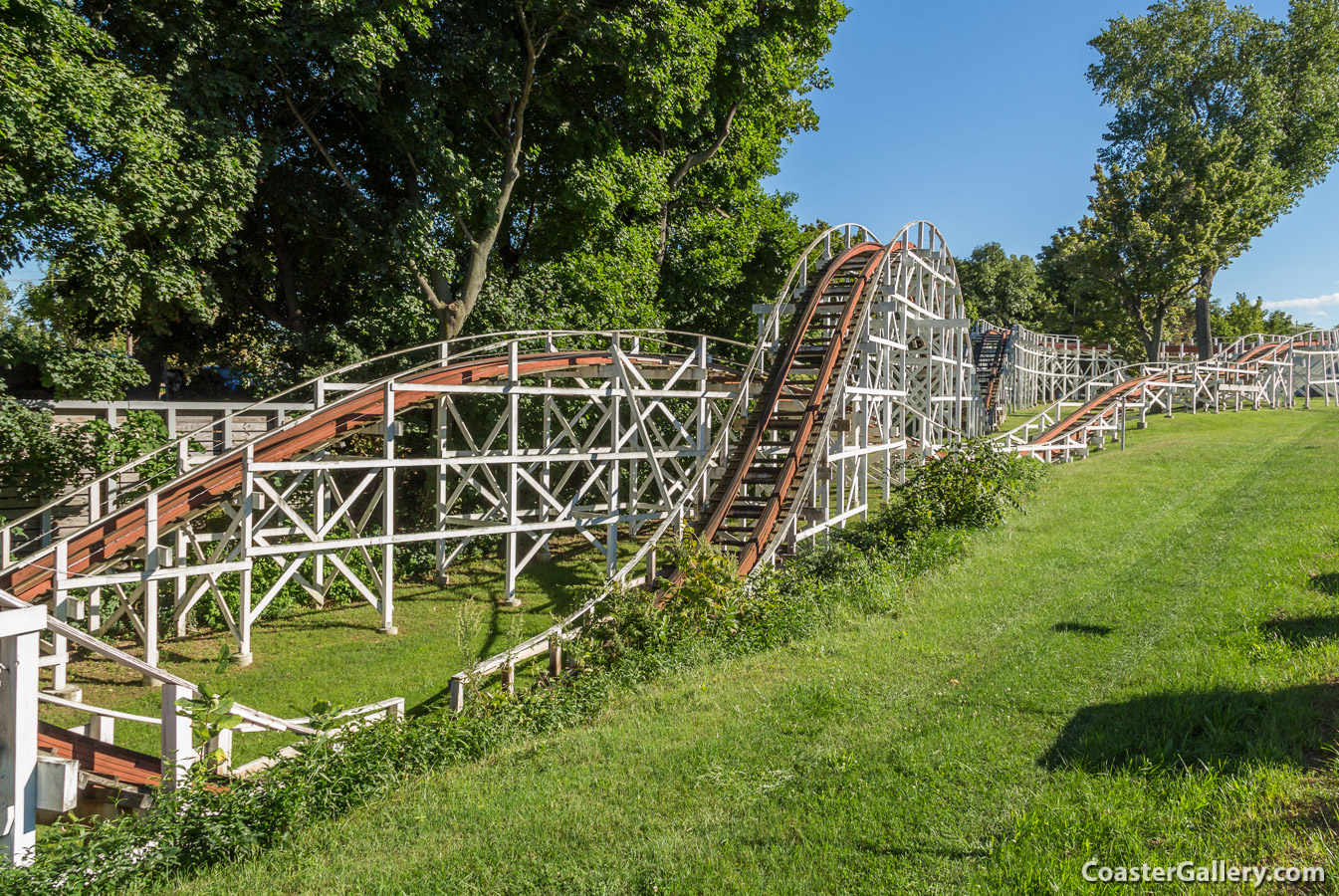 Jack Rabbit coaster at Seabreeze amusement park