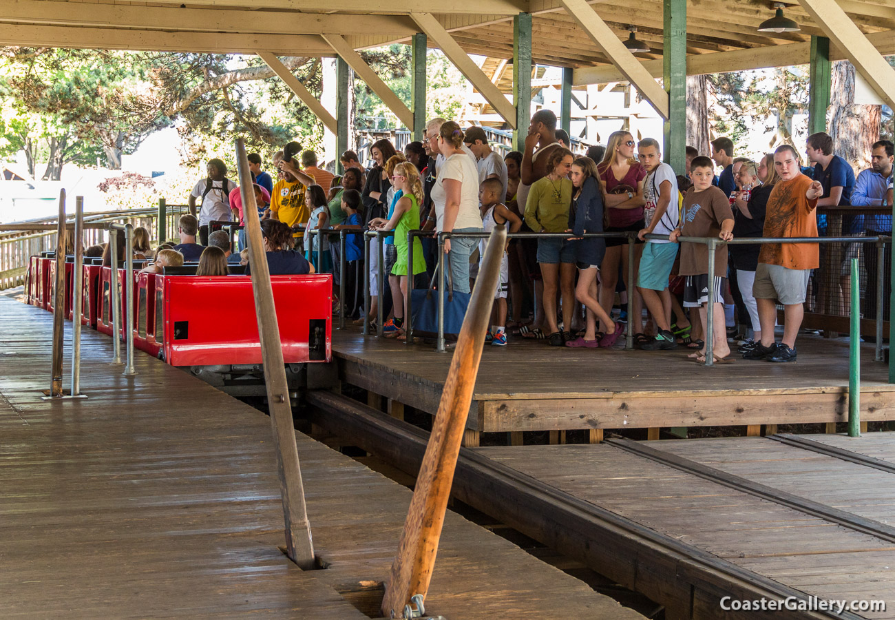 Jack Rabbit coaster at Seabreeze amusement park