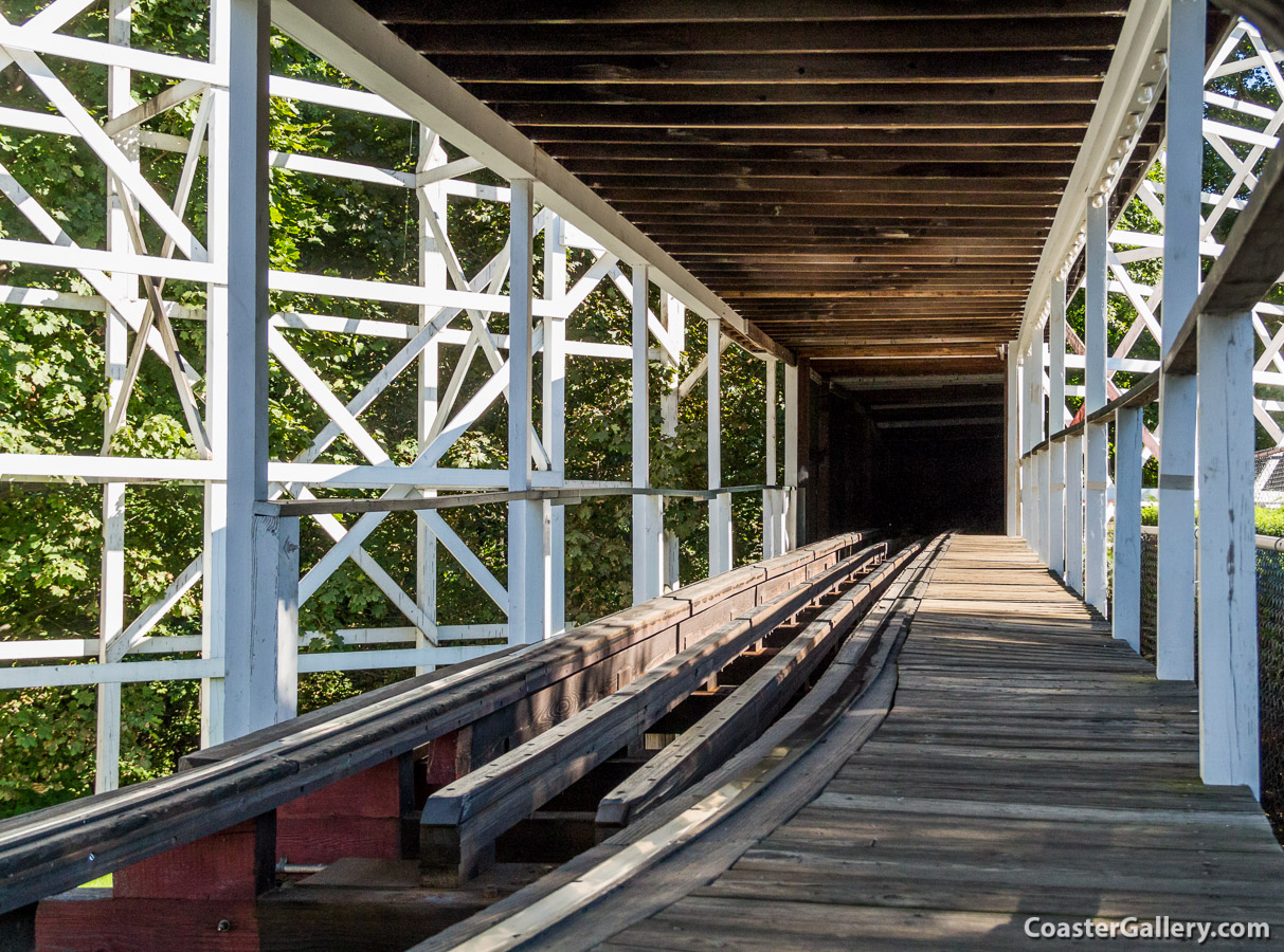 Jack Rabbit coaster at Seabreeze amusement park