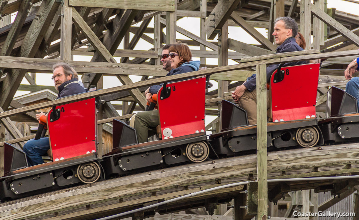 Millennium Flyer Trains built by Great Coasters International