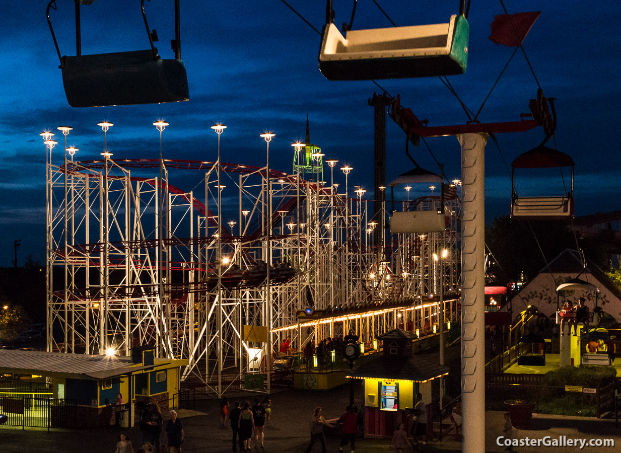 Zyklon Z64 Z42 model roller coaster history and locations