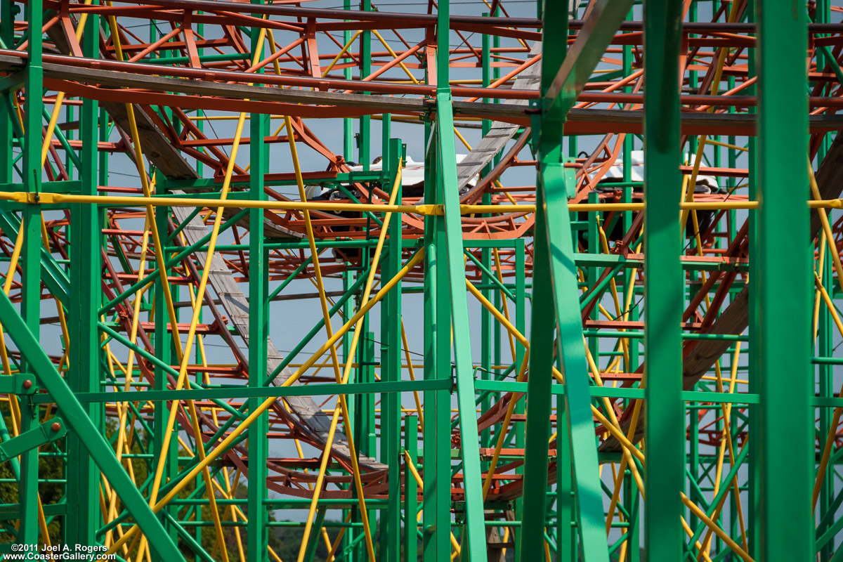 Serpent roller coaster at Kokomo's Family Fun Center