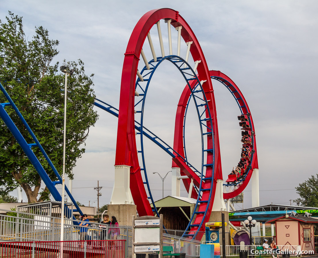 Roller coaster after it was modified