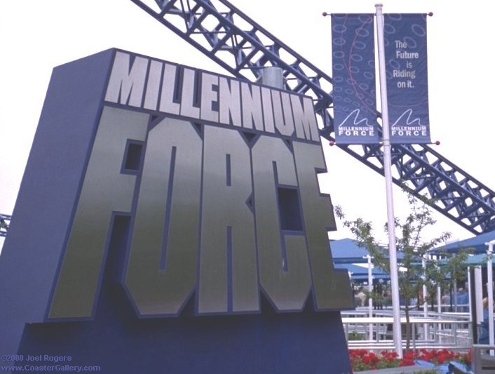 Millennium Force sign